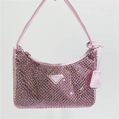 blinged out prada bag|Prada purses.